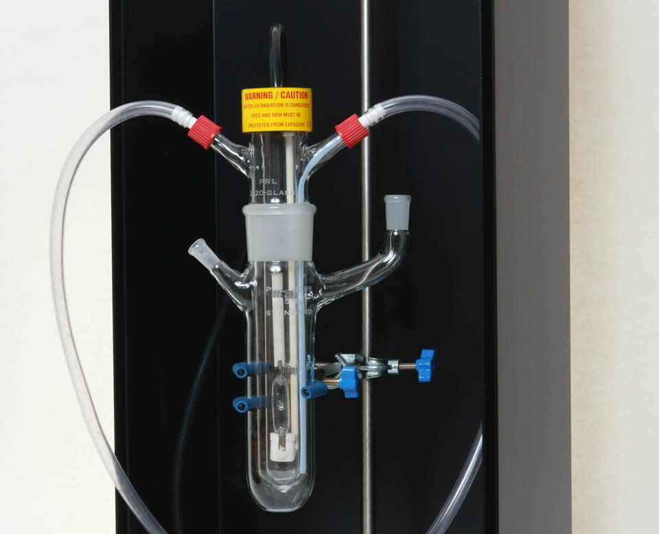 Photo of photochemical reactor